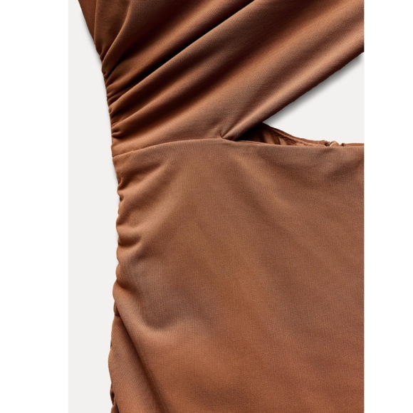 ZARA DRAPED CUT OUT DRESS SIZE S - Picture 9 of 9